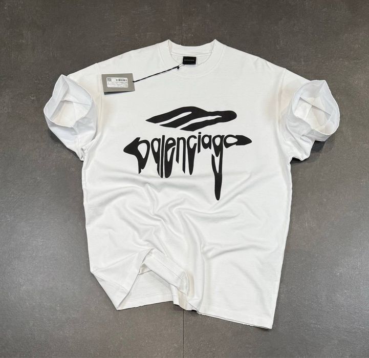 Мъжки тениски премиум качество off white balenciaga amiri