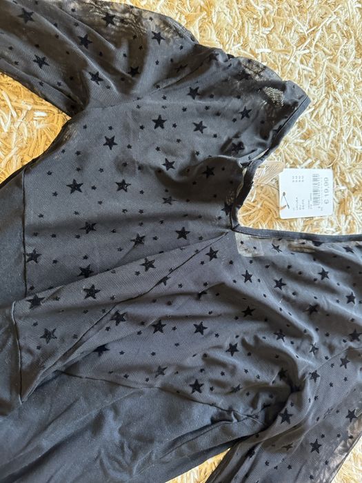 body negru Tezenis cu eticheta