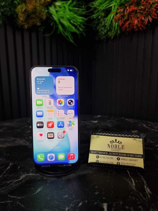 Noble Amanet - iPhone 15 Pro Max, Space Black, 512 GB, Bat:84%