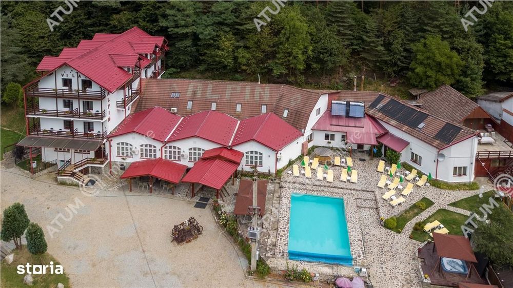 Pensiune turistica cu restaurant si 33 camere in Rasinari Sibiu
