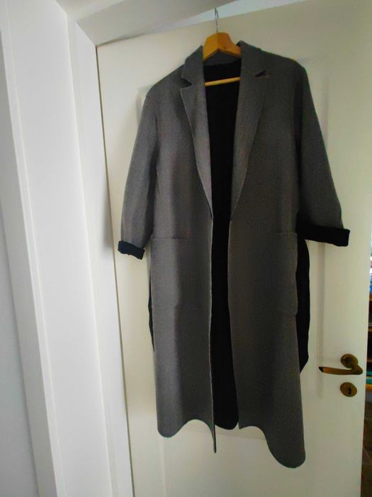 Palton casmir+lana Massimo Dutti