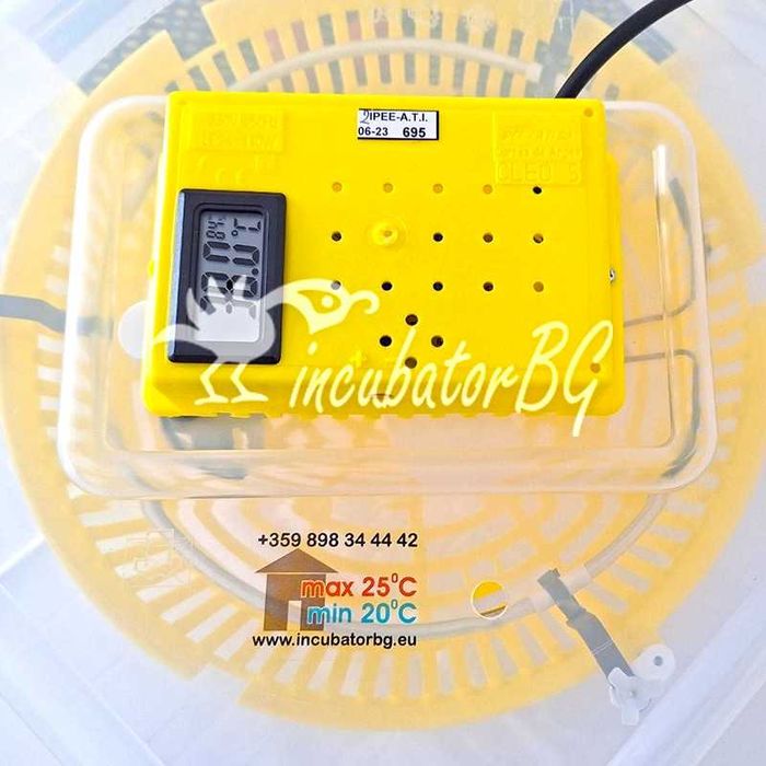 №1 вносител румънски инкубатори Клео 5 с влагомер за БГ ГАРАНЦИЯ