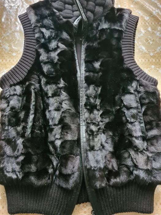 Норковый жилет женский