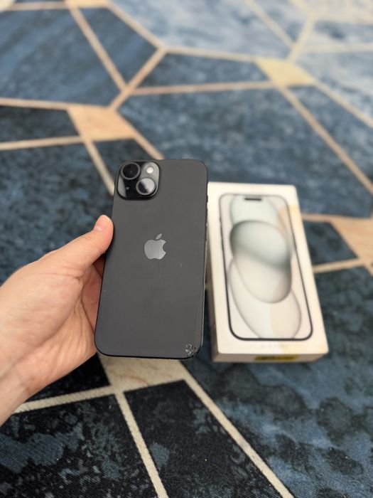 Iphone 15 black , 128 gb