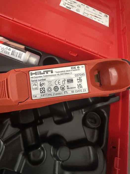 Pistol Cuie Dx-6 Kit HILTI