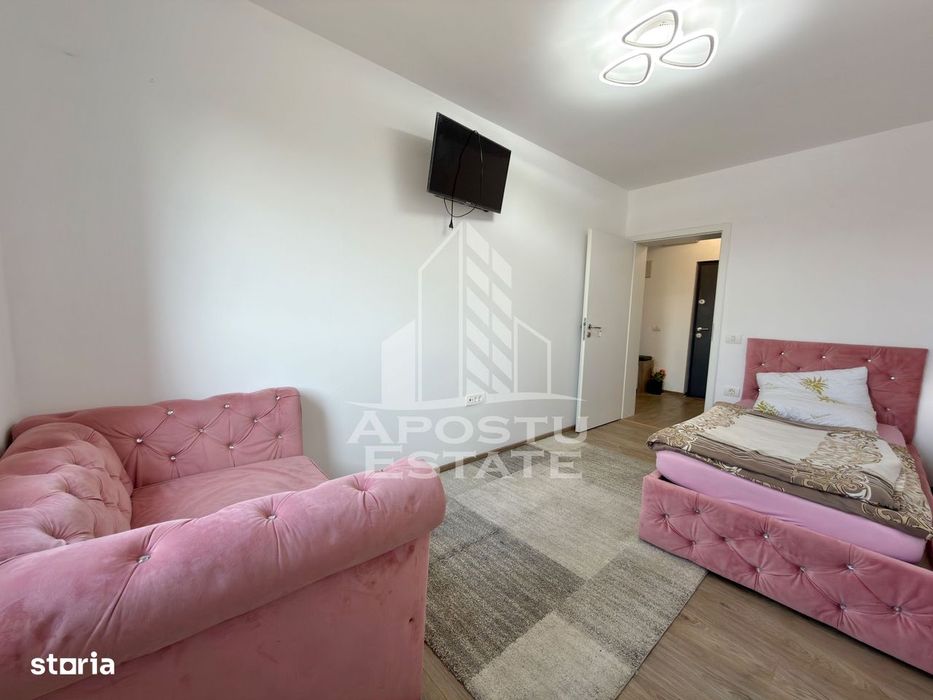 Apartament cu 3 camere complet mobilat si utilat la etajul 2 in Giroc.
