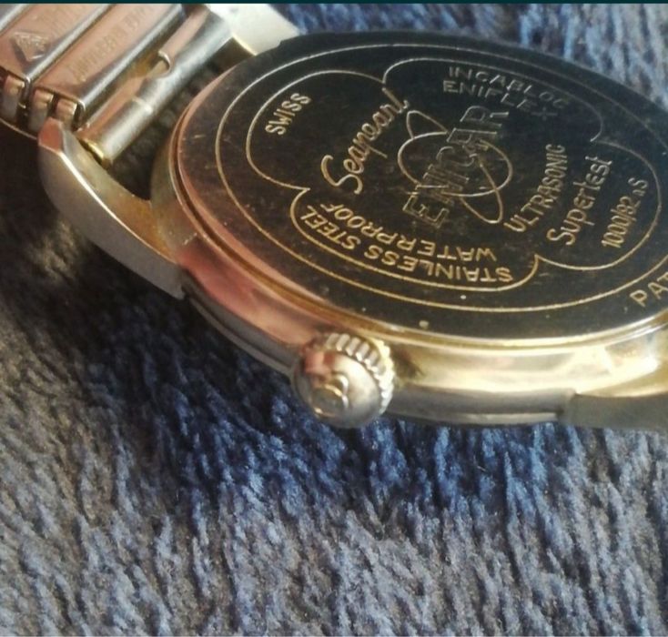 Ceas Barbatesc Diver-Sub ENICAR Seapearl Ultrasonic Supertest EPSA