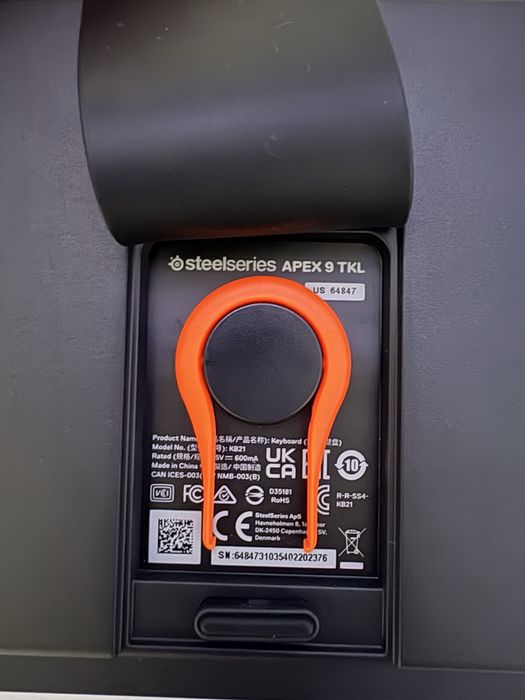 Tastatura steelseries apex 9 tkl