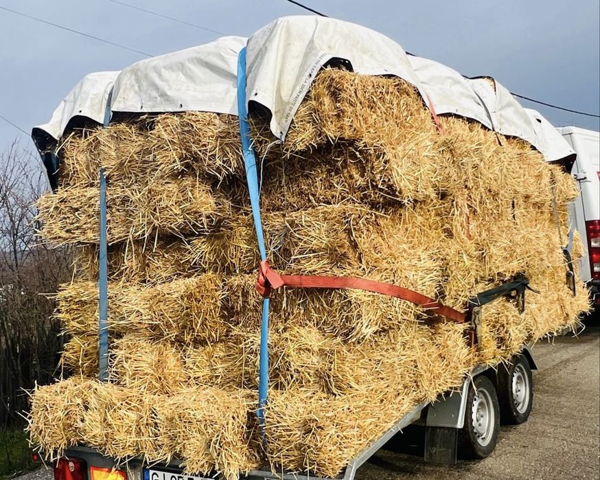 Baloti de paie  in Valea Jiului