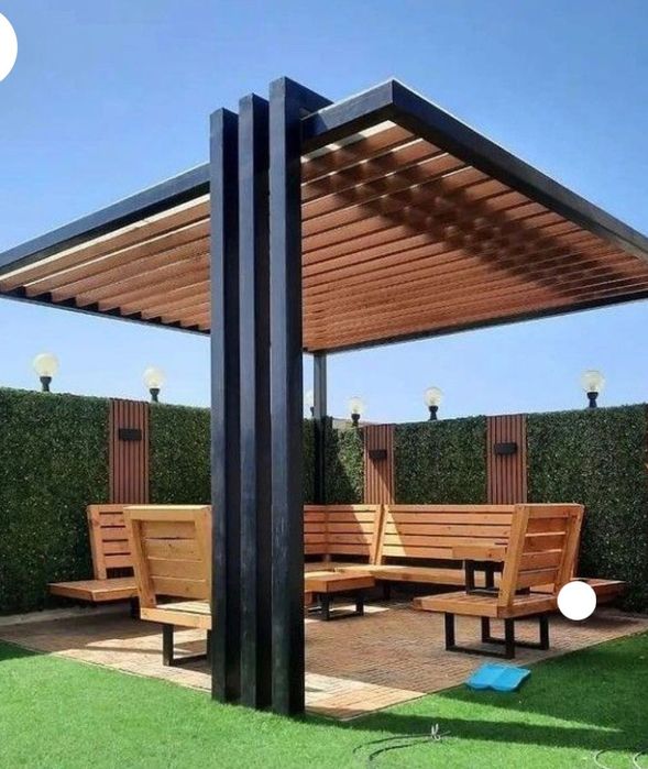 Дървени и метални веранди и павилиони