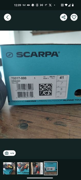 Еспадрили за катерене Scarpa Drago 41