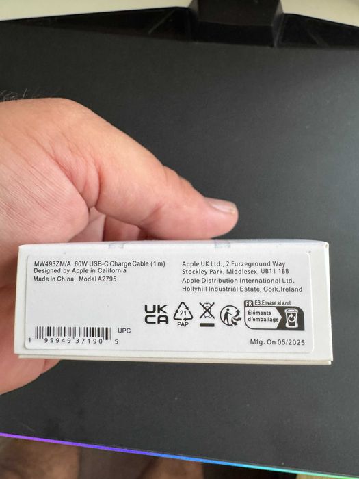 Cablu Apple iphone 15 16 17 original nou 1m