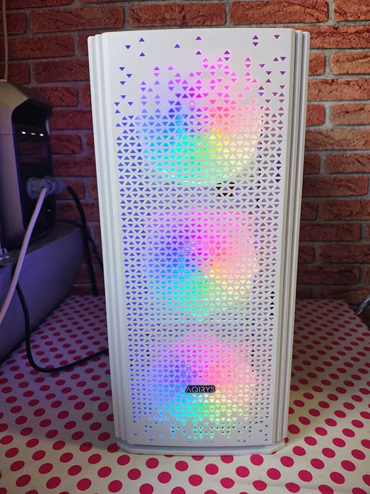Carcasa PC Gaming AQIRYS Gacrux RGB White.