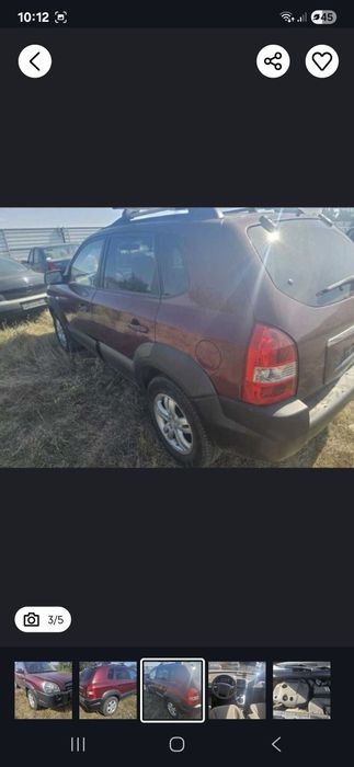 Haion stop far bara radiator cutie fuzeta Hyundai Tucson 2.0d Piese