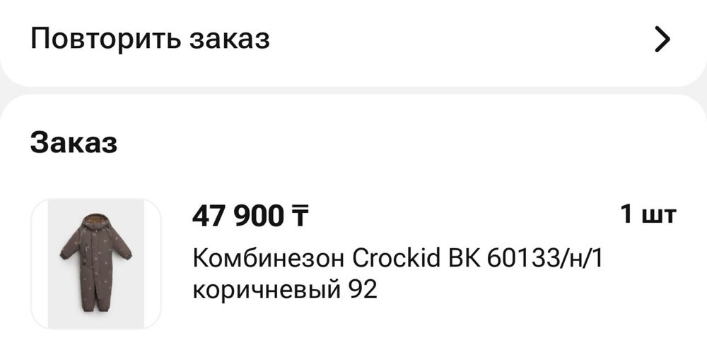 Комбинезон осень зима