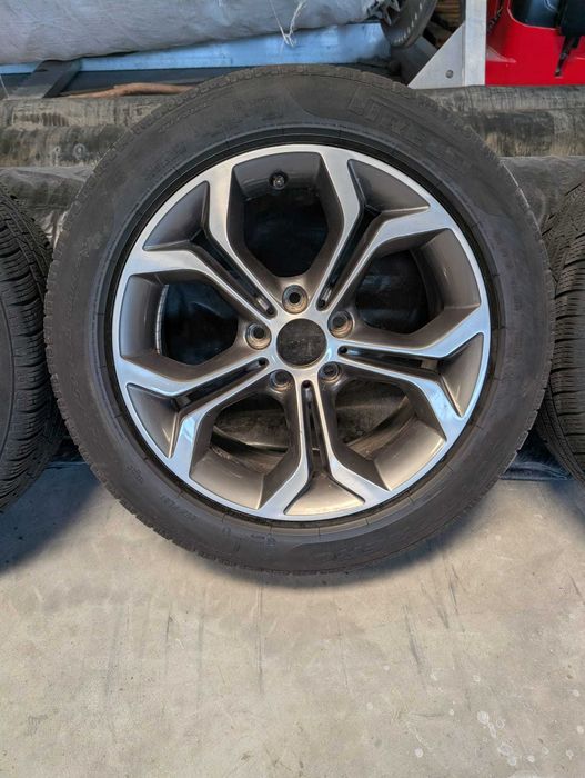 4 Jante roti M+S BMW 245 50 R18 X3 F25 X4 F26 style 607 + senzori