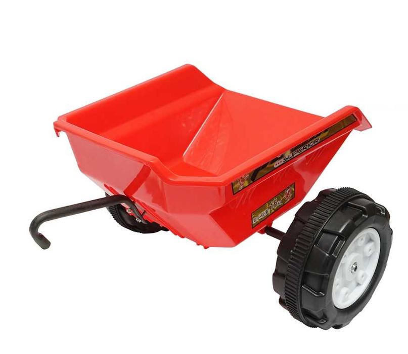 Tractor Copii Baiat Baieti cu Baterie si Remorca Rosu + LIVRAT GRATUIT
