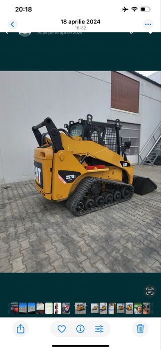 Bobkat KAT 257 b pe senile