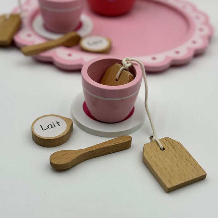 Чайный набор детский деревянный игрушечный