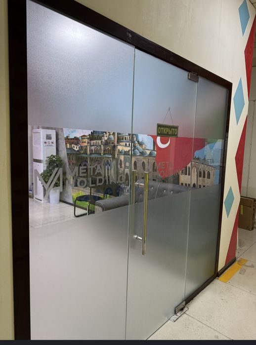 24/7 Тонировка хизмати Реклама Наклейка Матовий туманка Сифат Кафолат