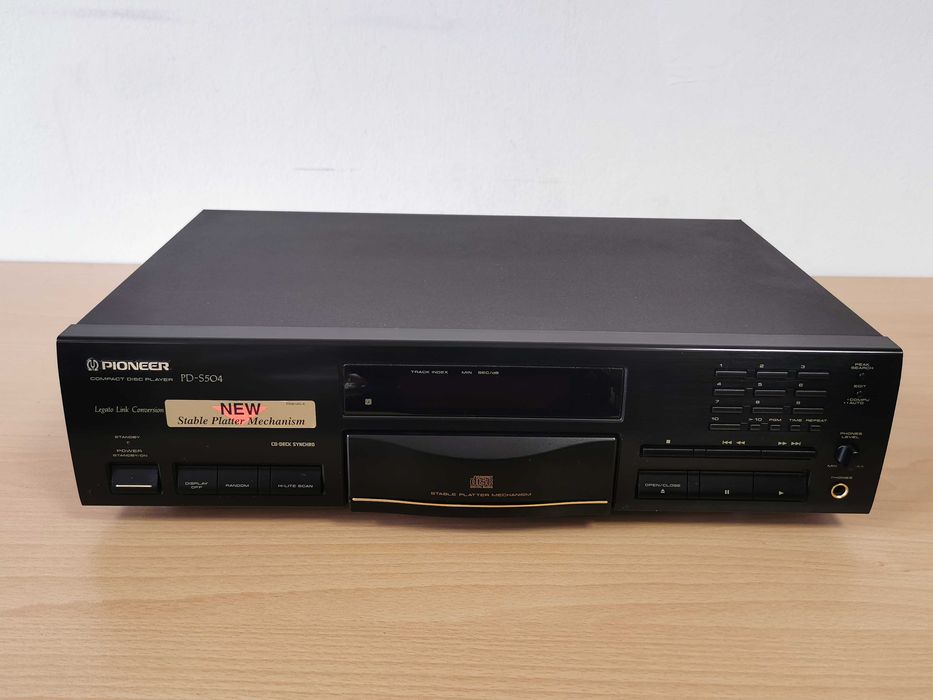 Pioneer PD-S504 CD плейър в отлично състояние / Stable Platter Mechanism / Legato Link