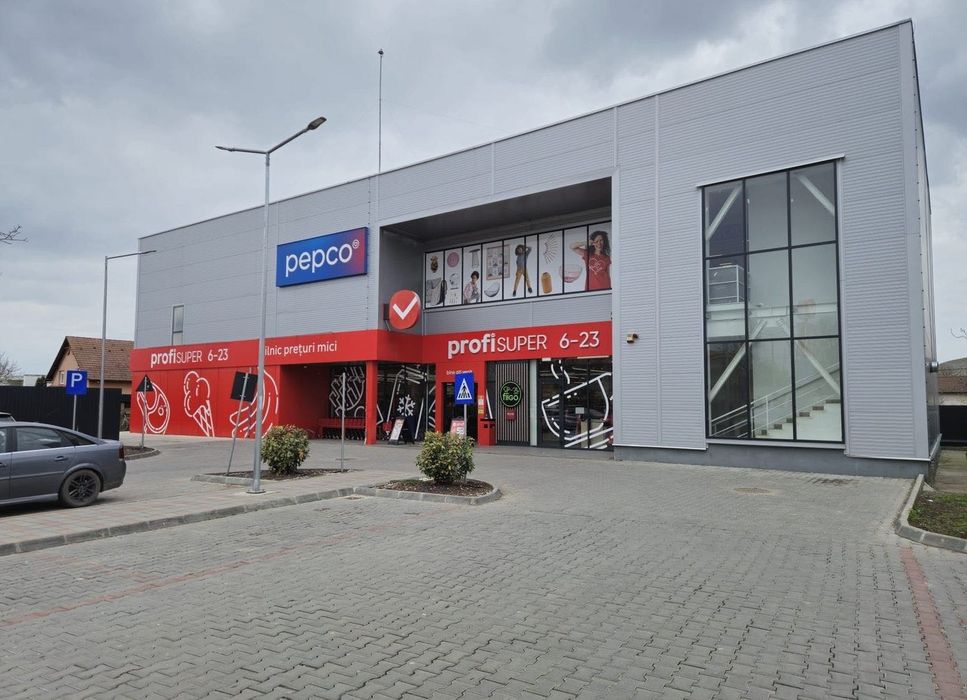 Centru comercial Iernut - Profi + Pepco, 100% inchiriat, 1.085 mp