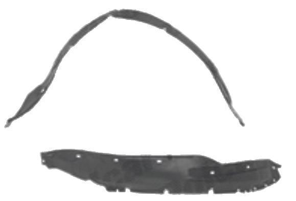 Carenaj roata Mitsubishi Pajero/Montero Sport (K90), 07.1996-12.2007 partea Stanga, Fata, MR241033, 5286FL1T