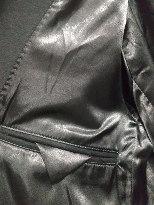 Palton clasic bărbătesc negru lână Michael Kors, măsură mare-XXL-48R