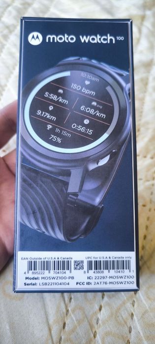 Смарт часовник motorola moto watch 100