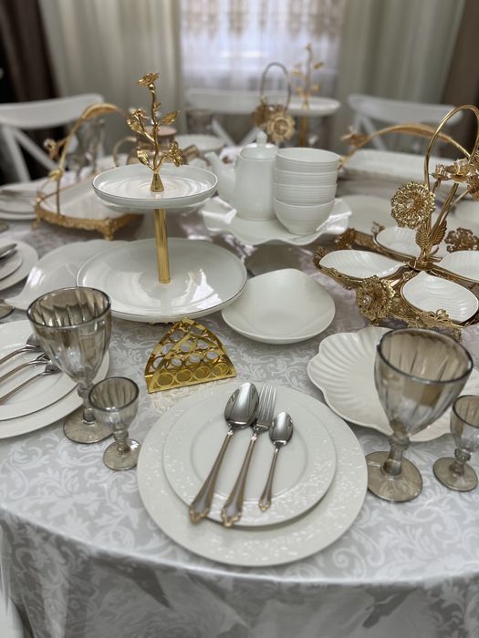 аренда стол стулья посуда ,оформление