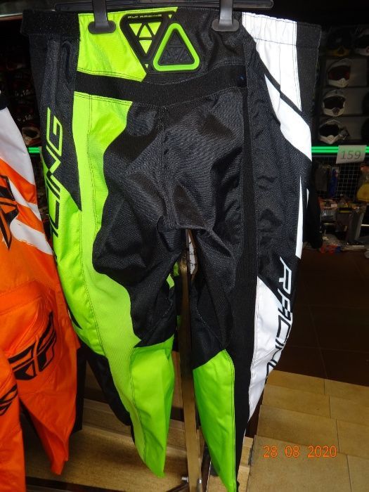 Шок цена ! fly racing бридж kinetic f-16 grn blk мотокрос панталон кро