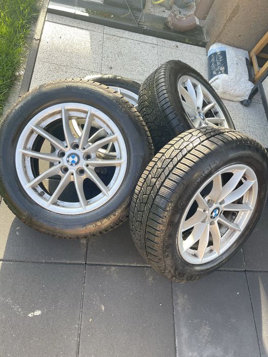 Jante Bmw originale  cu anvelope de iarna Continental