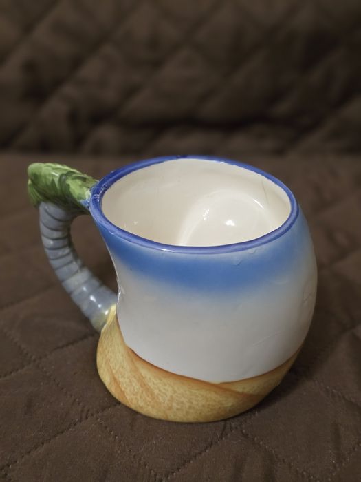 Cană suvenir Tunisia din ceramică - cămilă și palmier 3D