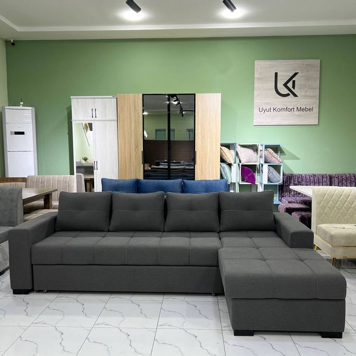 Угловой диван. Мягкая мебель. Раскладной диван.