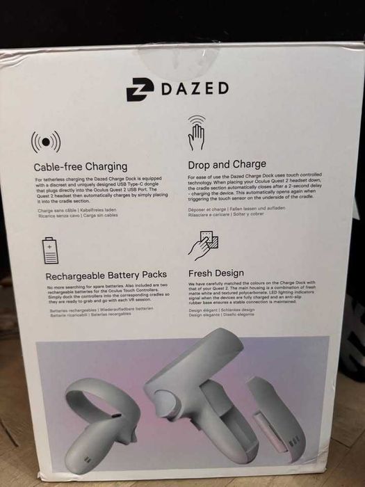 Dock DAZED Oculus Quest 2 + Acumulatori