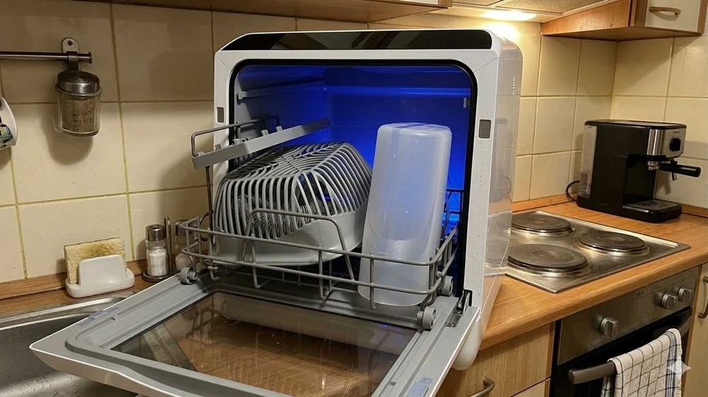 Masina de spalat vase iHunt BRO, model compact si portabil