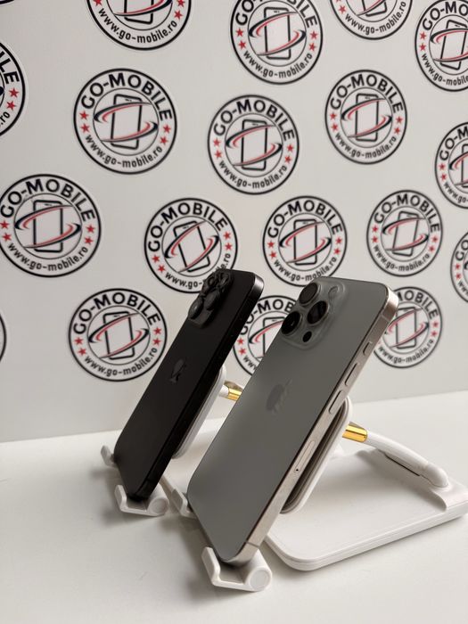 iPhone 15 Pro - 128GB - Alb/Negru - 90% - Garantie