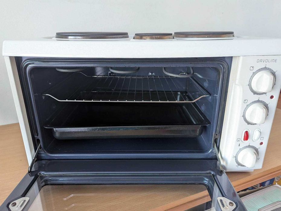 Малка готварска печка Davoline с 3 котлона