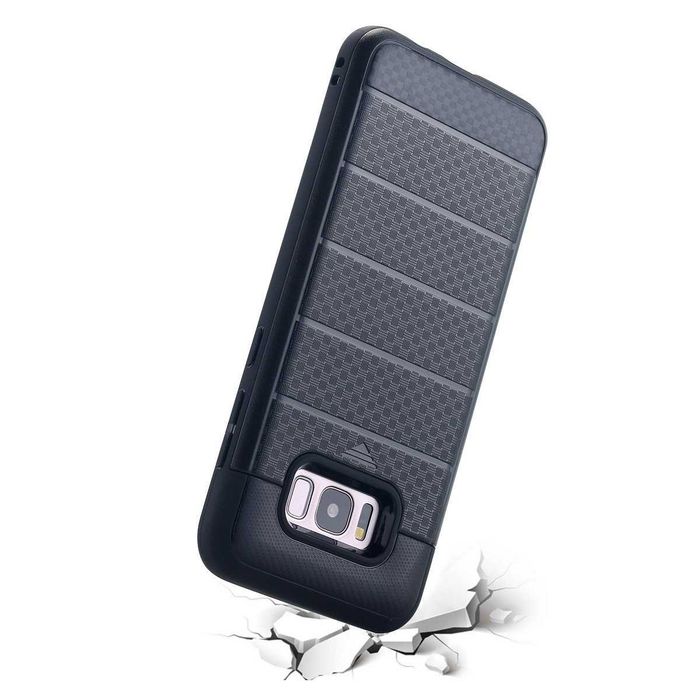 Husa antisoc + Folie full ecran SAMSUNG Galaxy S8 Plus modele diverse