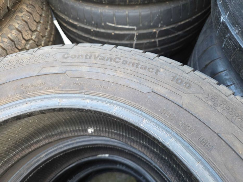 2бр Летни гуми за БУС 195 65 16 С - Continental - DOT 2022