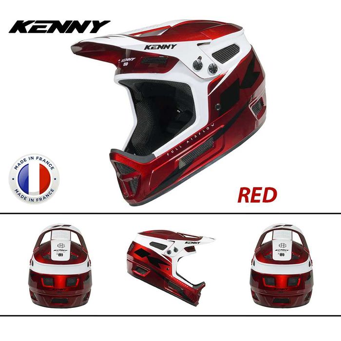 Кросова каска KENNY ELITE 2025 Full Face, EN Сертифицирана, ФРАНЦИЯ