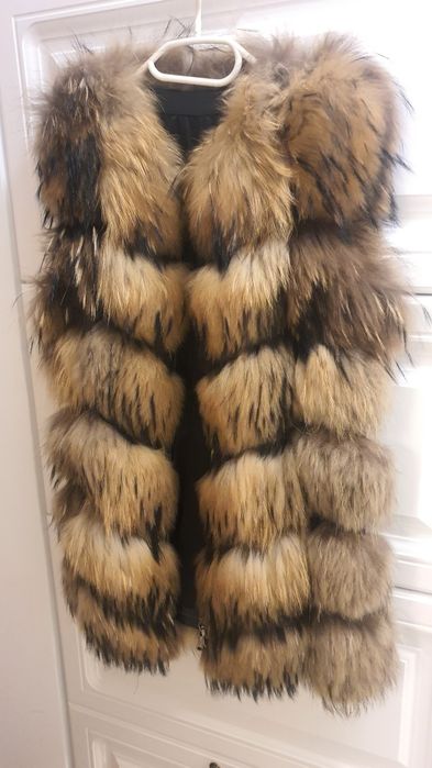 Vesta blana naturala raton, mărime S