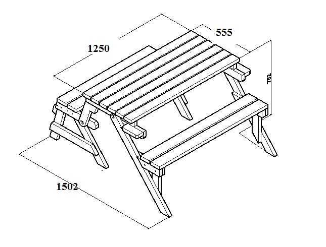 Banca pliabila pentru terase;gradini de 2/4/6 locuri