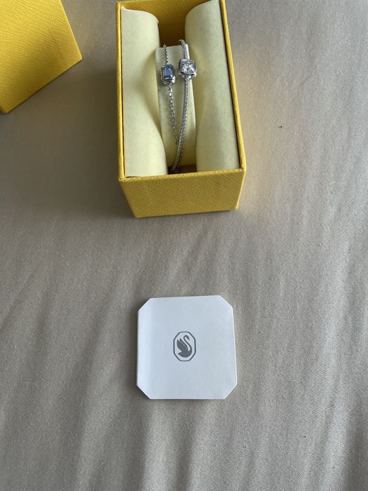 Swarowski сребърна гривна