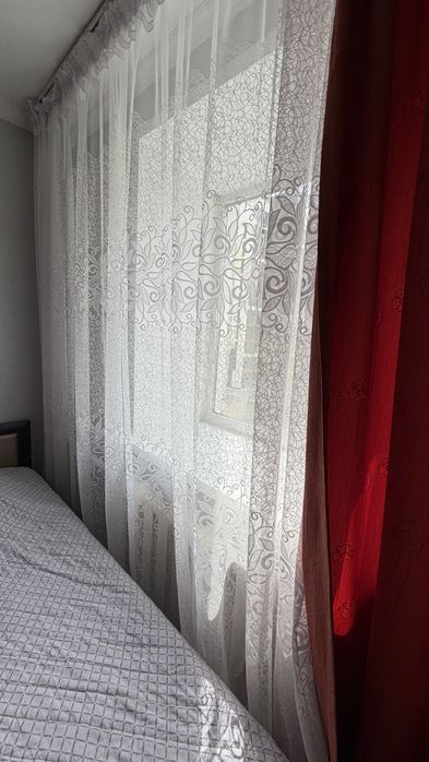 Продам тюль, высота 2,5 + шторы