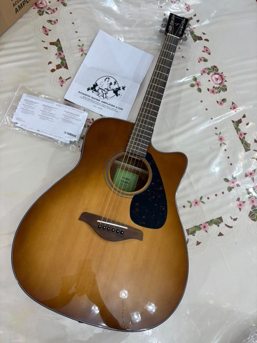 Гитара Yamaha FGX800C SB коричневый