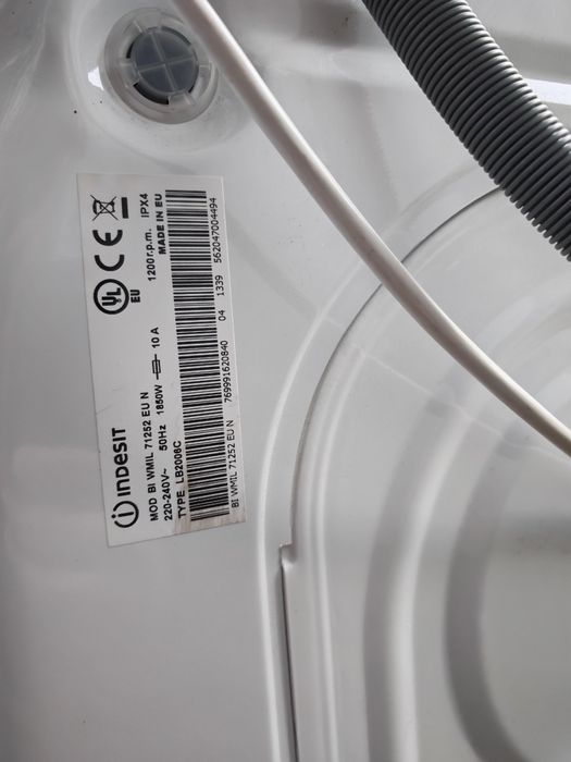 Пералня Indesit BI WMIL 71252 EU N – 7 кг, 1200 об/мин