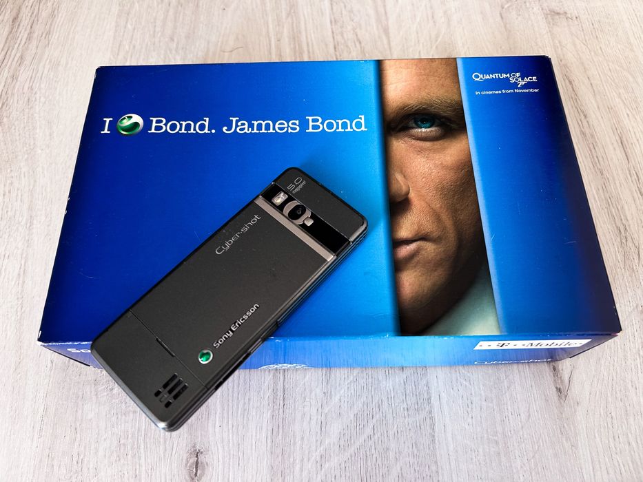Sony Ericsson C902 Cyber-shot—Quantum of Solace/ James Bond Edition - Full Box- Colectie rar