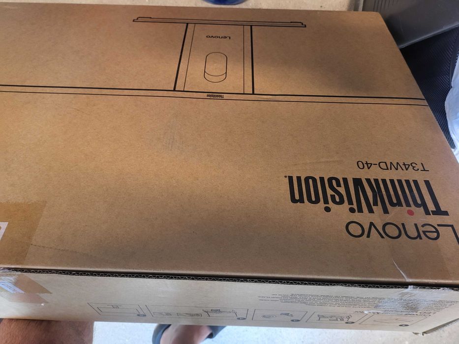 ЧИСТО НОВИ 2 бр Монитори  LENOVO ThinkVision T34WD-40, 34"