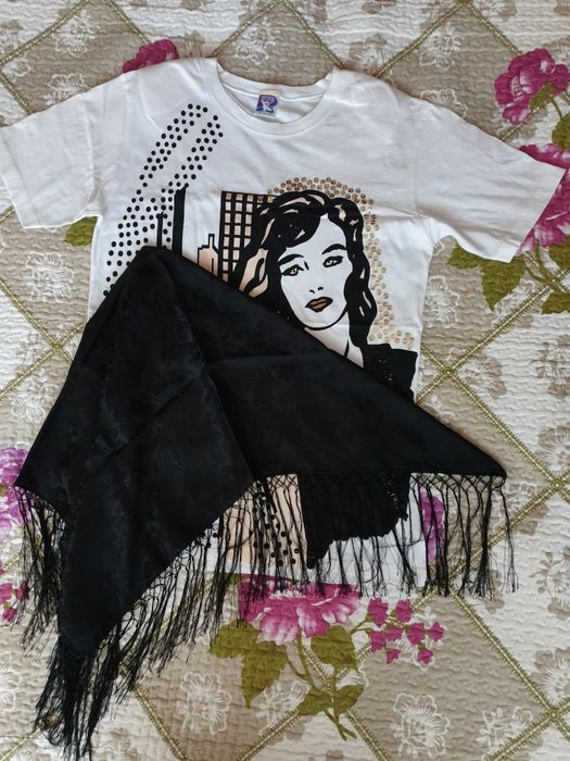 Tricou dama alb oversize